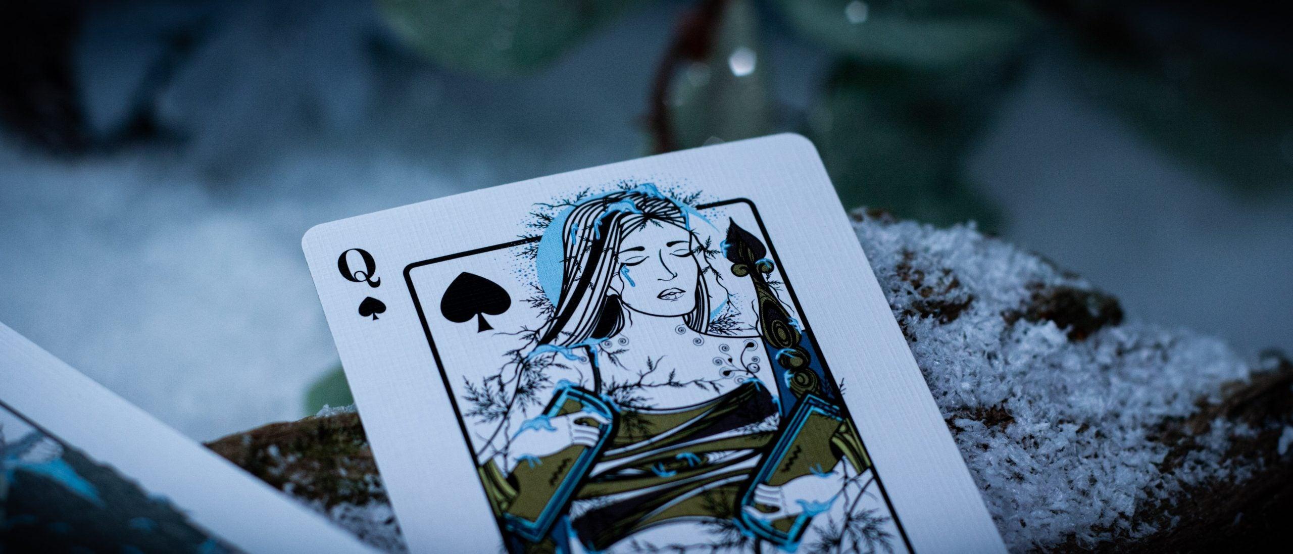 The Green Man Winter Playing Cards - Premium Deck for Holiday Games, Magic Tricks & Family Gatherings