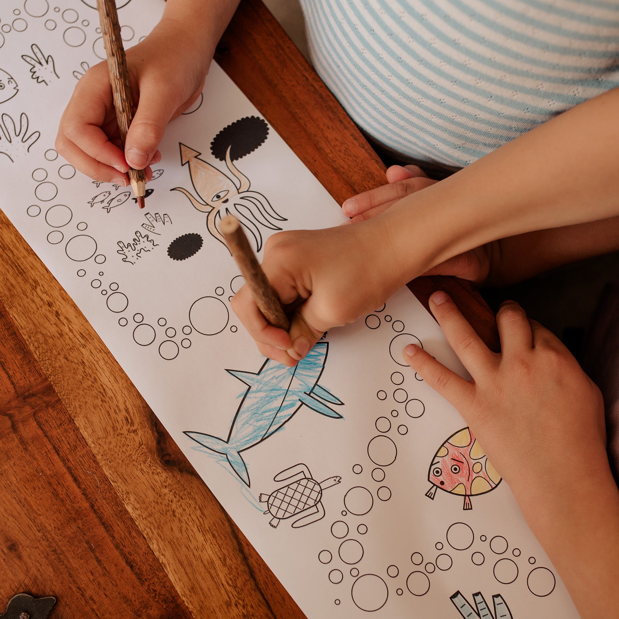 Playpa Mini Ocean Paper - Eco-Friendly Origami Paper for Kids, DIY Crafts, Scrapbooking & School Projects | Perfect for Art, Classroom Activities & Creative Play