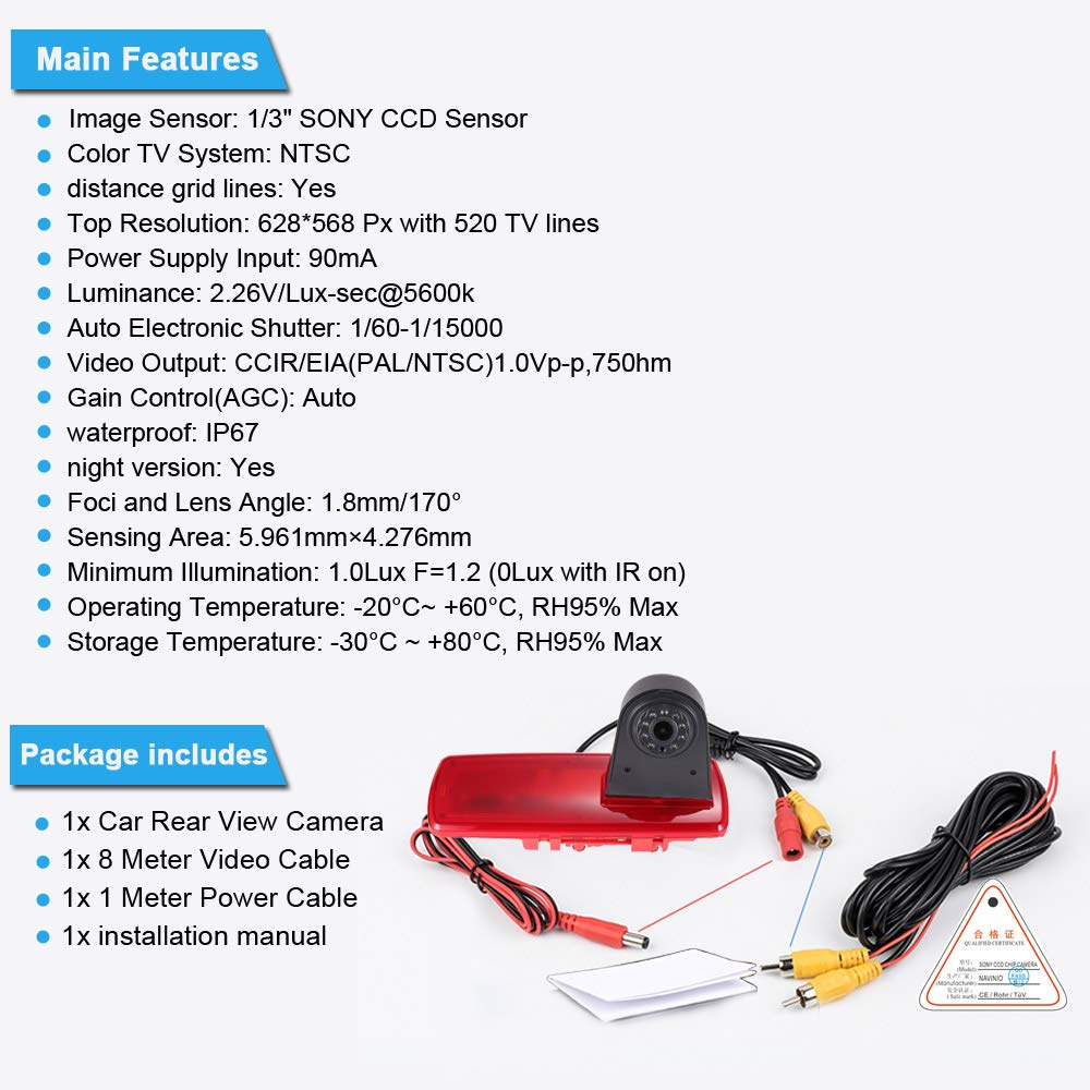 HD Backup Camera with 4.3