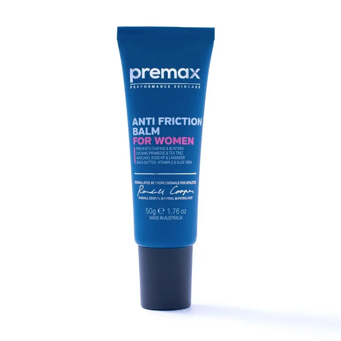 Premax Anti Friction Balm - Chafing Relief Cream for Runners, Cyclists & Athletes | Prevents Skin Irritation & Blisters | Ideal for Sports, Hiking & Outdoor Activities