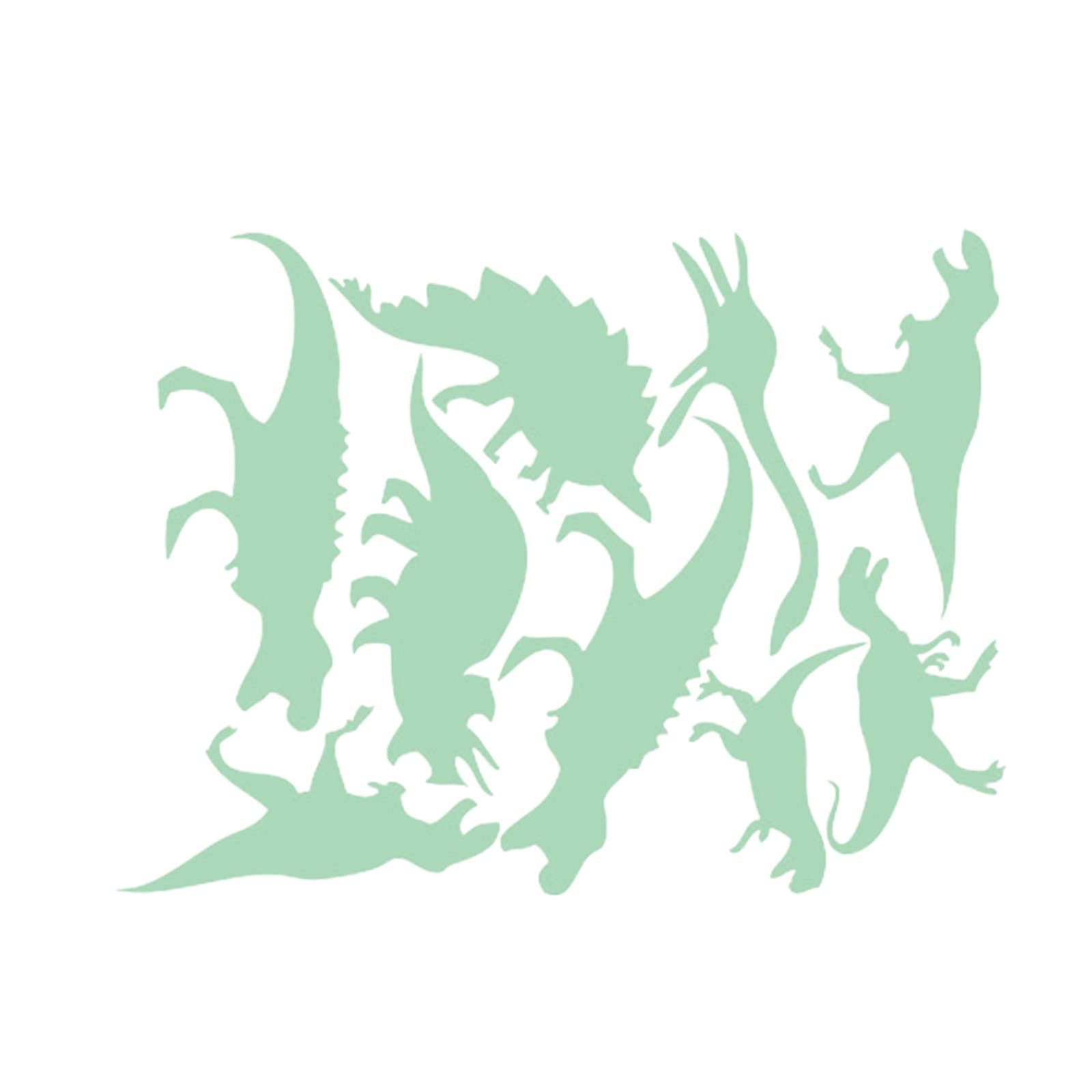 Glow in The Dark Dinosaur Wall Stickers for Kids Room - Cartoon Luminous Wall Decals for Nursery & Bedroom Decor - Fun Glowing Night Light Stickers for Boys Girls Bedroom Walls