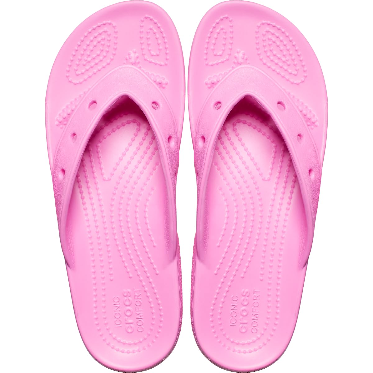 Crocs Classic Flip Flops for Women & Men - Comfortable Summer Sandals for Beach, Pool, and Casual Wear