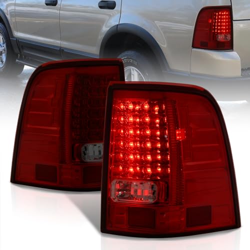 LED - Red Smoke Len / Chrome Housing