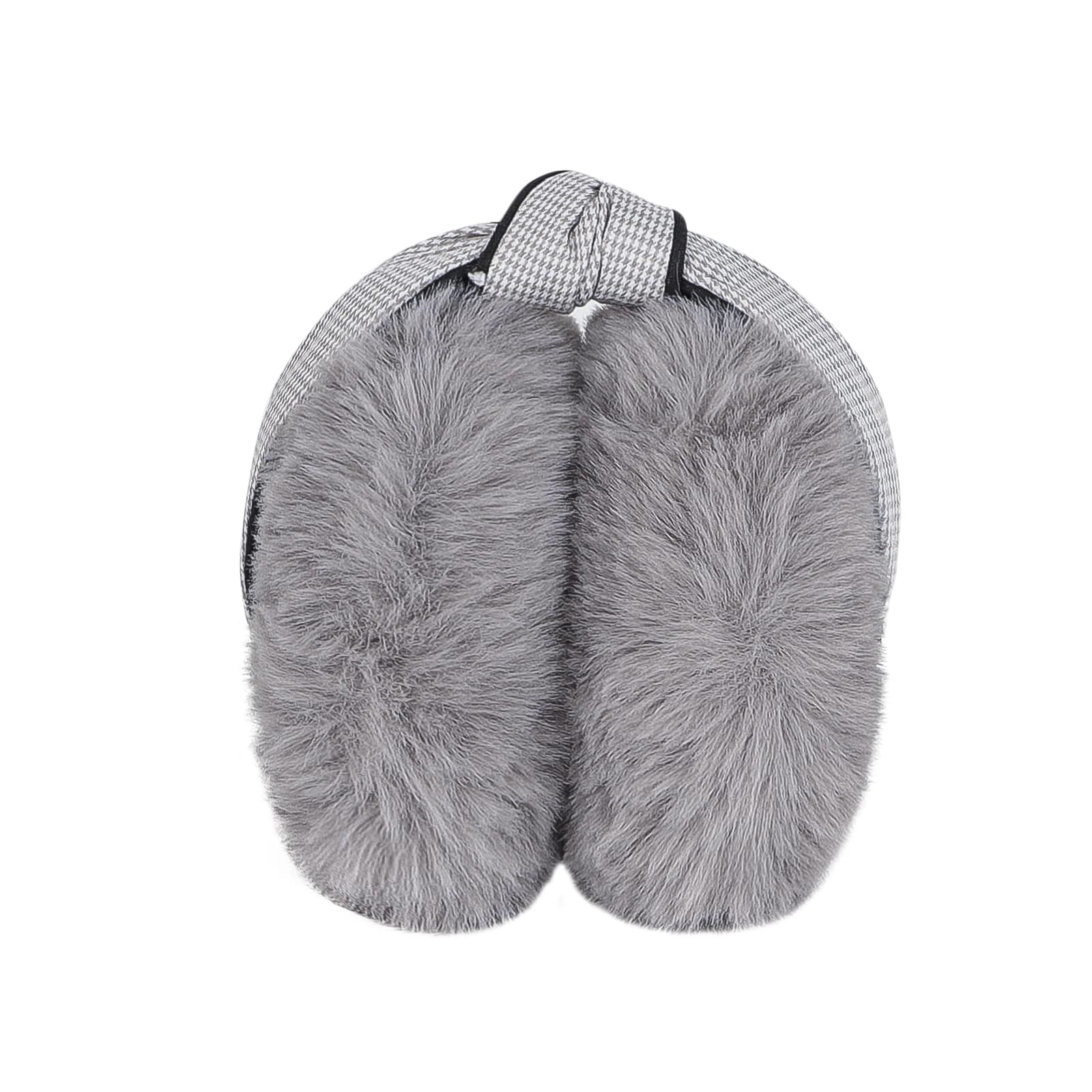 **Women's Fluffy Faux Fur Earmuffs – Winter Warm Ear Warmer, Soft Plush Adjustable & Foldable Headband for Cold Weather – Perfect for Skiing, Snowboarding & Outdoor Activities**