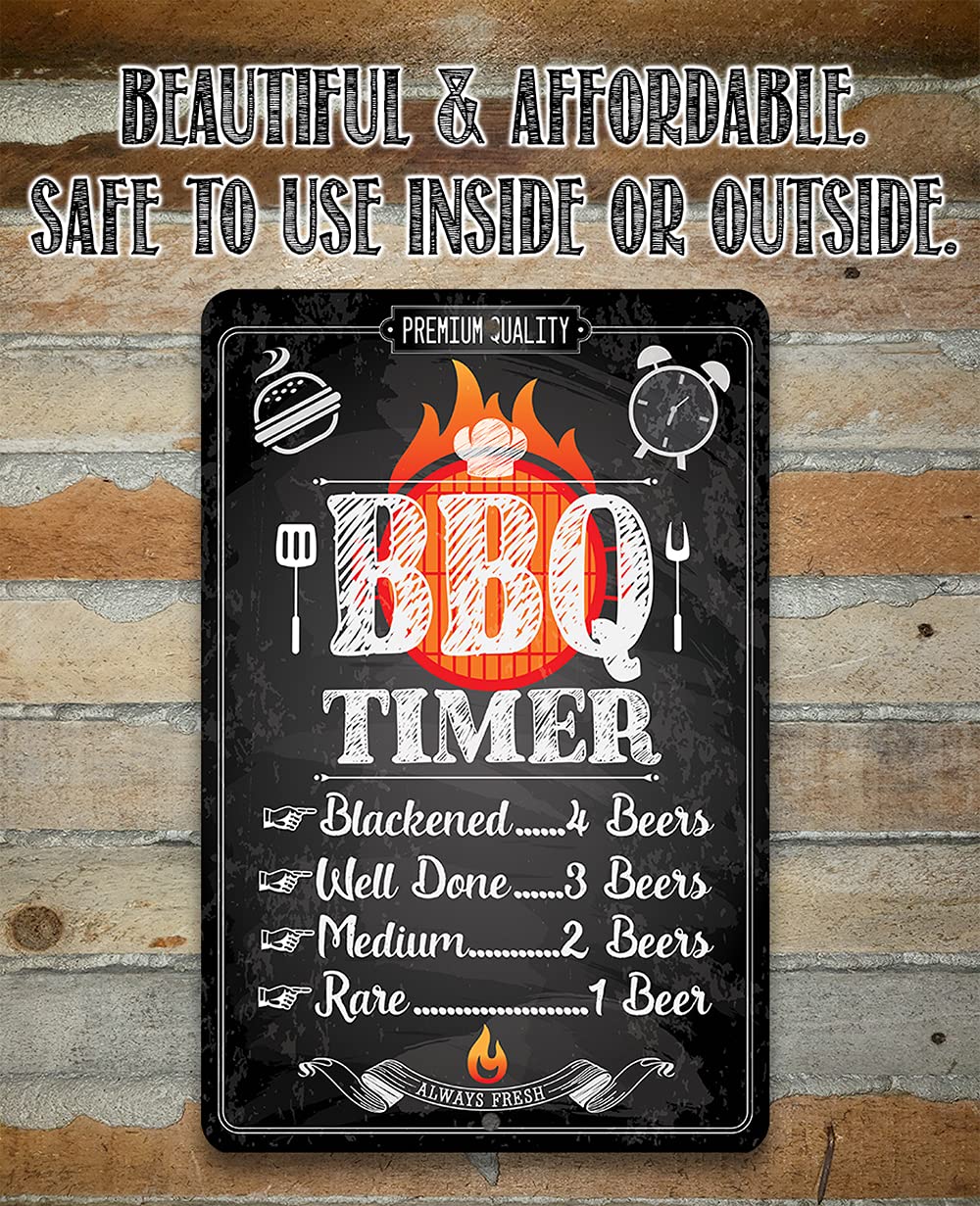 Durable Metal Grill Signs for Indoor & Outdoor Use - Perfect BBQ Restaurant Decor & Gift (8