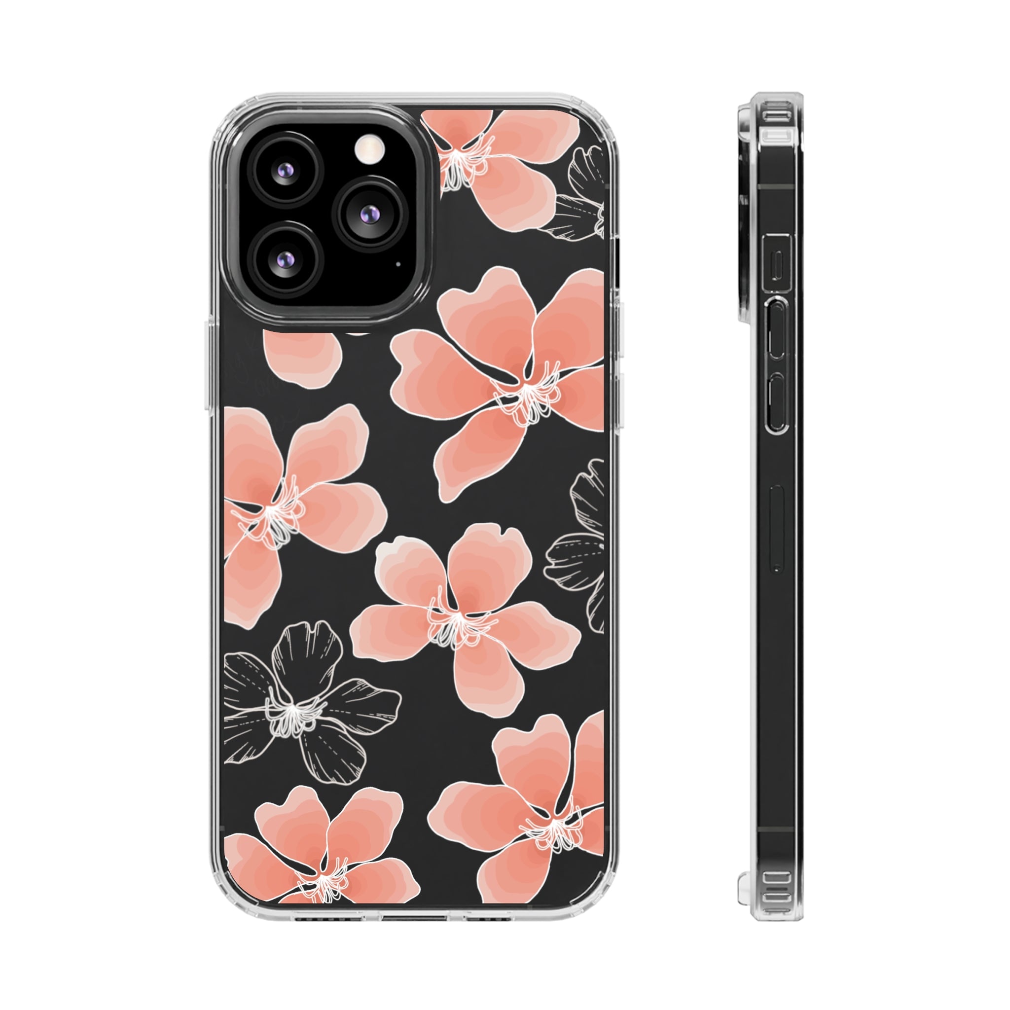 Hong Kong Orchid Clear Phone Case - Slim Protective Cover for iPhone & Samsung | Perfect for Everyday Use, Travel & Gifting