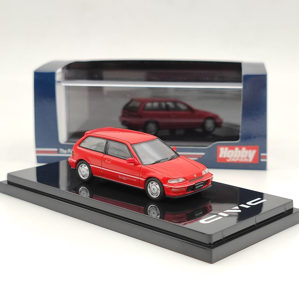 1:64 Honda Civic EF9 SiR Customized Version Diecast Model Car - Hobby Japan HJ641031 - Perfect for Collectors, Display, and Racing Enthusiasts
