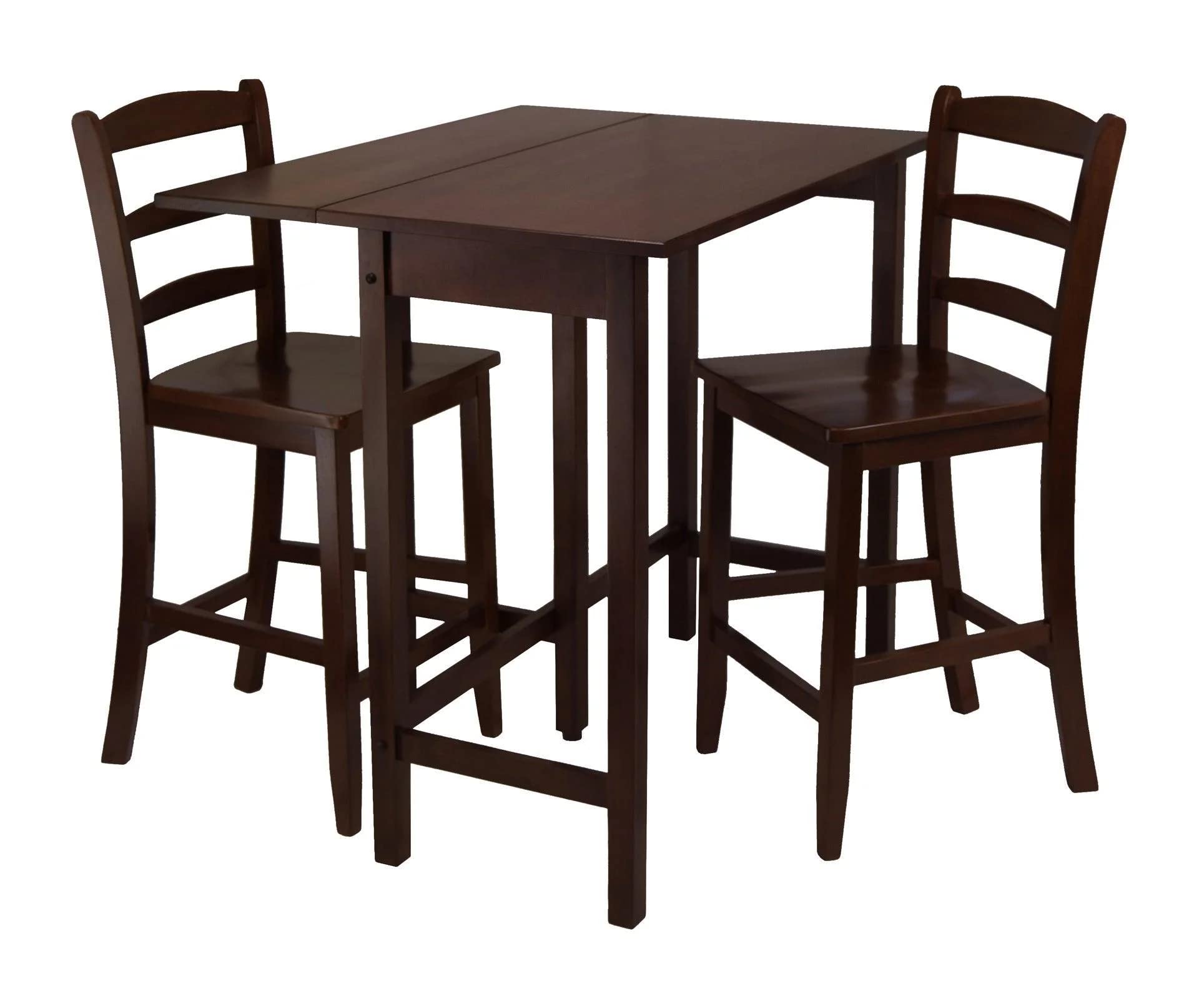 Winsome Lynnwood Walnut Dining Table Set - Modern Wooden Kitchen & Dining Room Furniture for Home Decor