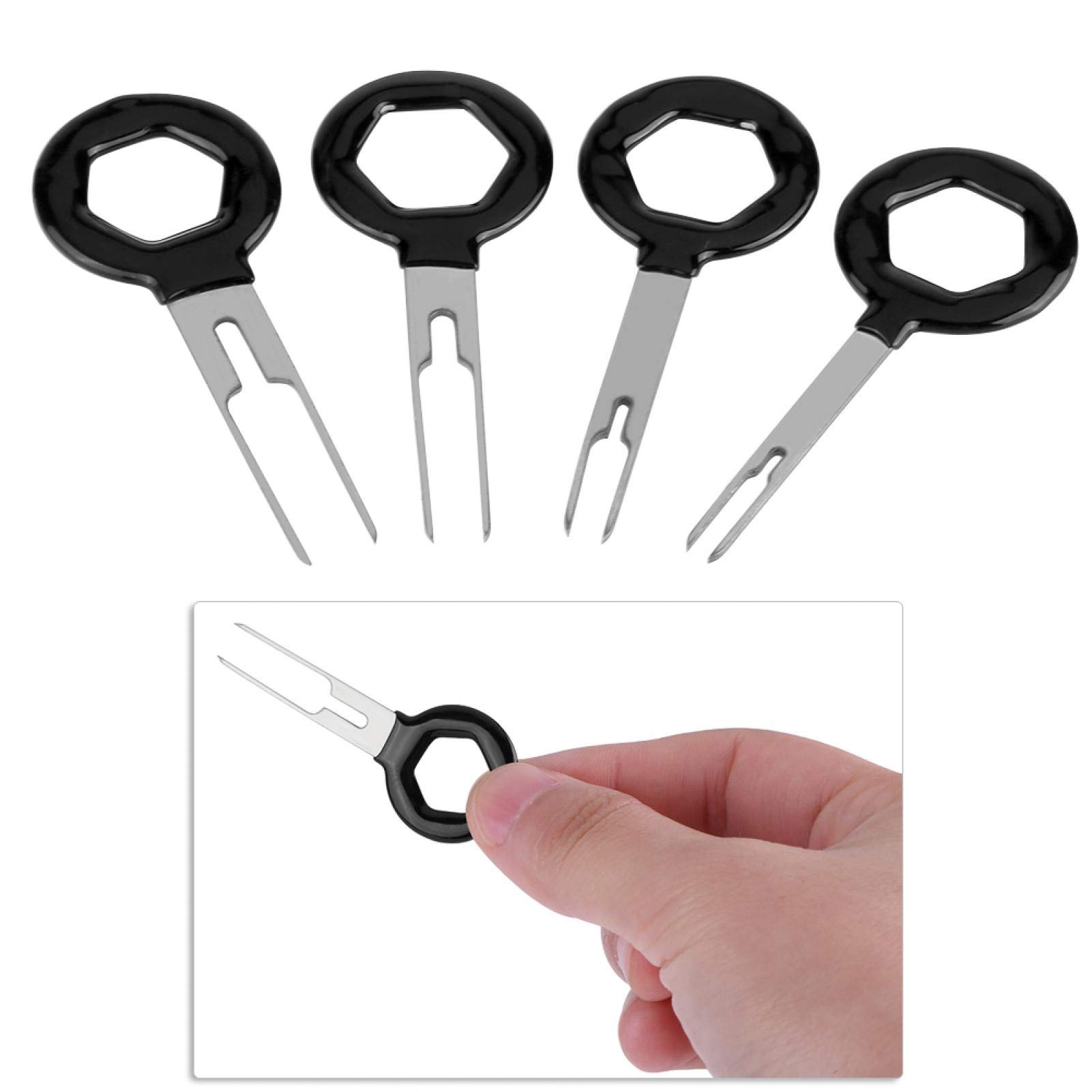 11Pcs Car Wire Harness Terminal Release Tool Set - Plug Extraction Pick, Connector Crimp Pin Back Needle & Removal Key for Automotive Electrical Repairs | Ideal for Mechanics, DIY Car Enthusiasts & Wiring Projects