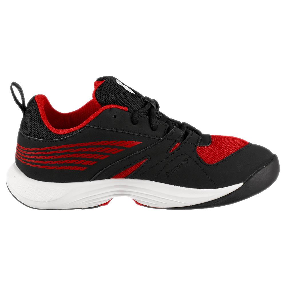 K Swiss Junior Speed Trac GS Kids' Running Shoes - Black/Red - Lightweight Athletic Sneakers for Boys & Girls - Perfect for School, Sports & Daily Activities
