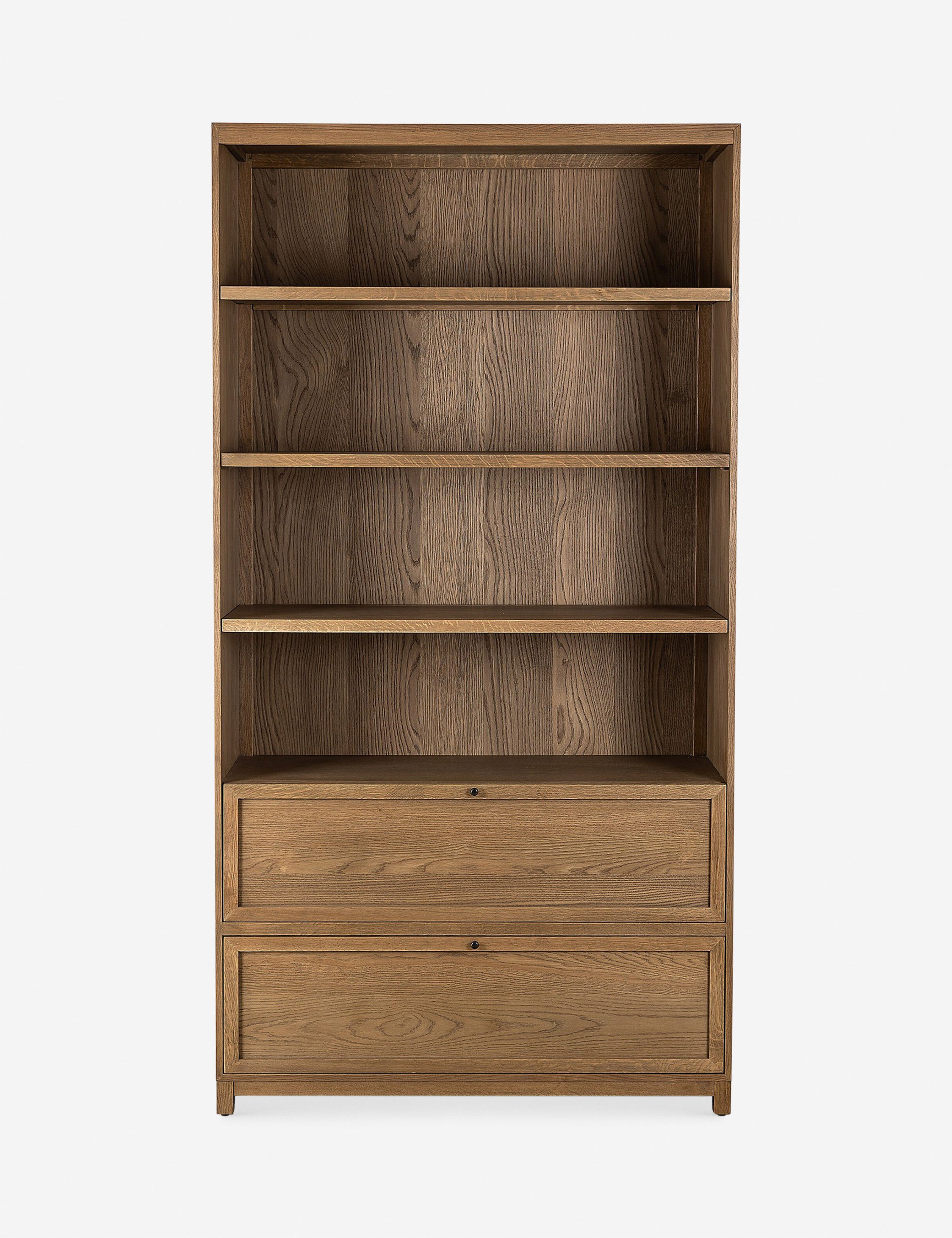Stylish Carly Bookcase - Modern Wooden Bookshelf for Home & Office Organization - Perfect for Living Room, Bedroom, or Study Room Decor