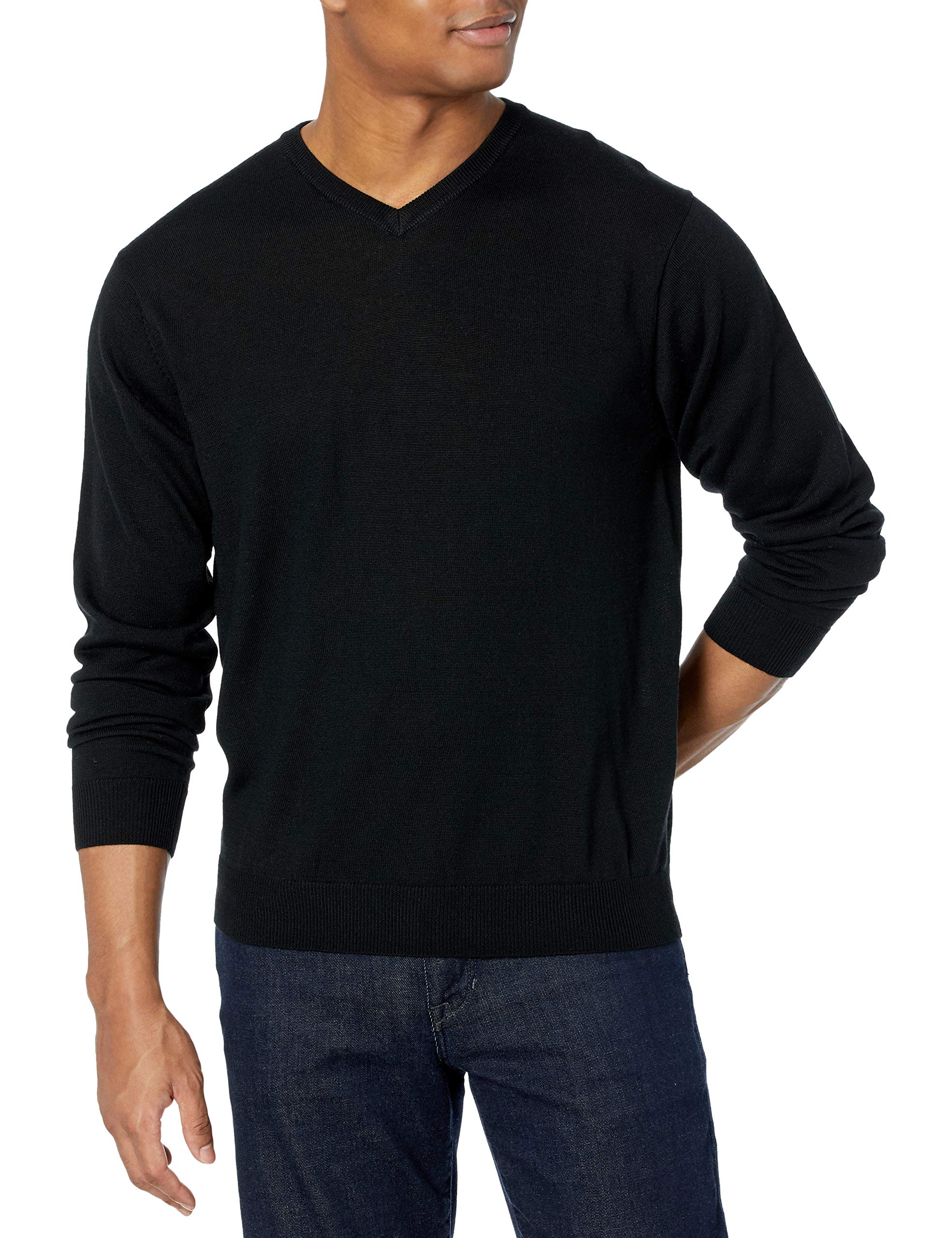 Cutter & Buck Men's Douglas V-Neck Sweater - Premium Cotton Knit Pullover for Business Casual & Office Wear - Soft Comfortable Winter Layering Piece