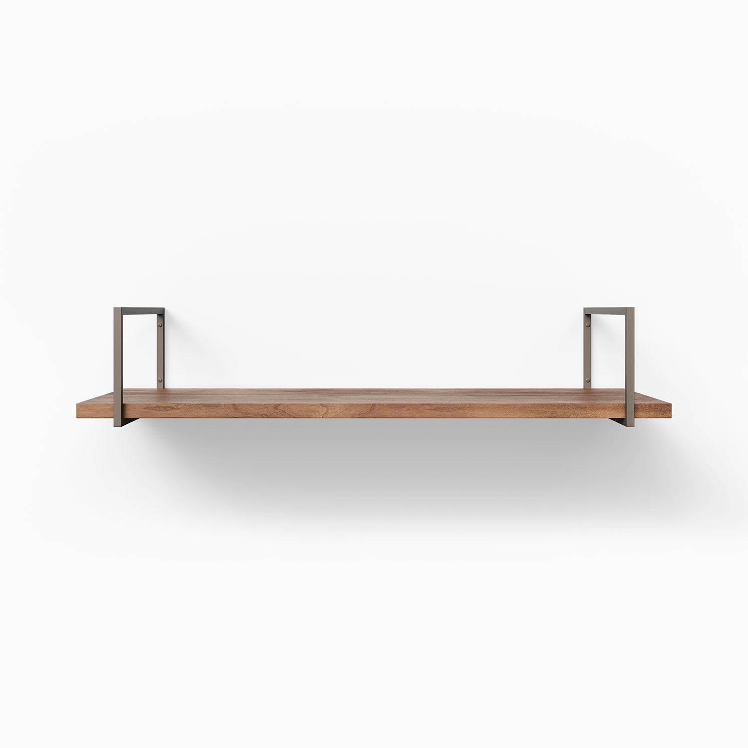 Bart Nutmeg Wall Shelf - Rustic Wood Floating Shelf for Home Decor, Kitchen, Bathroom & Living Room Storage