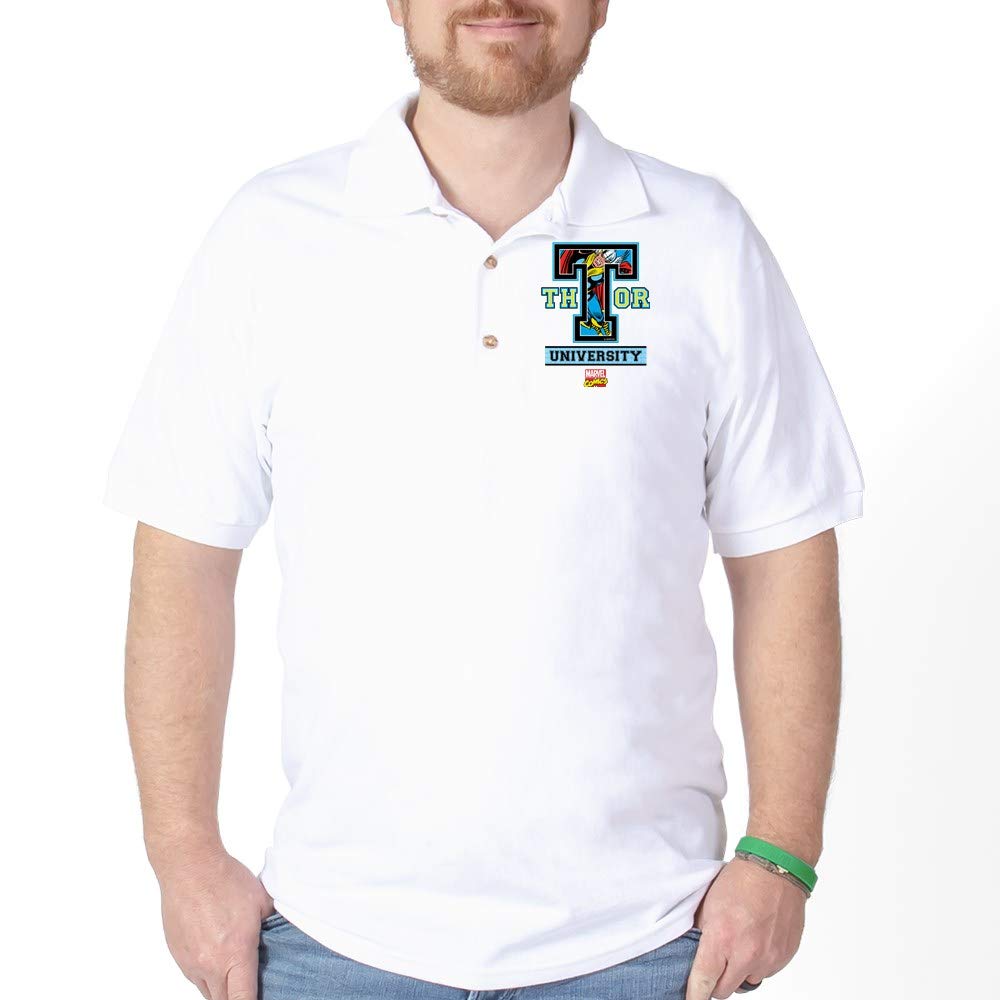 Thor University Golf Shirt - Men's Breathable Polo Shirt for Golf, Casual Wear & Campus Style | Perfect for College Events, Sports & Everyday Outfits