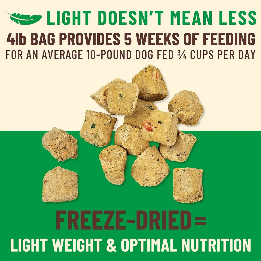 Kibble In The Raw Freeze Dried Chicken Dog Food for Small Breeds - High Protein Natural Treats for Puppies & Adult Dogs - Perfect for Training, Travel & Mealtime Toppers