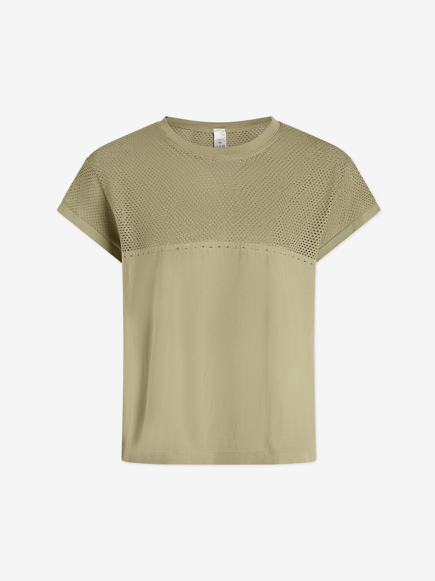 Varley Calloway Boxy Tee - Soft Cotton Oversized T-Shirt for Women in Tea Green | Casual Everyday Wear, Layering Essential & Street Style Outfits
