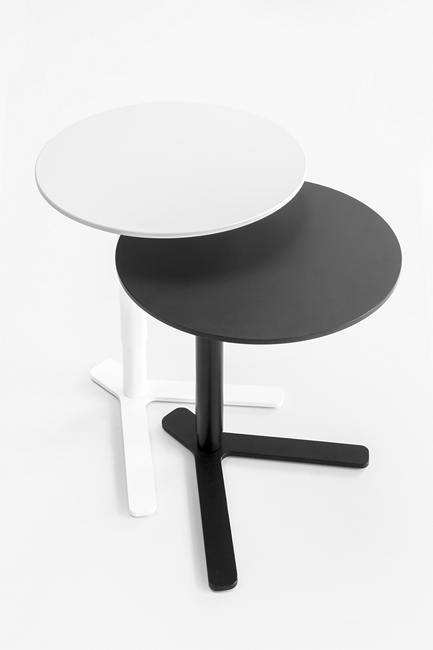 Yo Round Adjustable Height Side Table by Lapalma - Modern Nesting End Table for Living Room, Bedroom & Office - Versatile Coffee Table with Smooth 360° Rotation