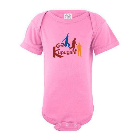 Kupugani Infant Short Sleeve Bodysuit for Boys - Classic Logo Baby Onesie | Soft Cotton Comfort for Newborns & Toddlers | Perfect for Playtime, Daycare & Family Outings
