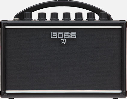 Boss KATANA MINI 7W Battery-Powered Guitar Amplifier - Portable Practice Amp for Home, Travel & Outdoor Jam Sessions