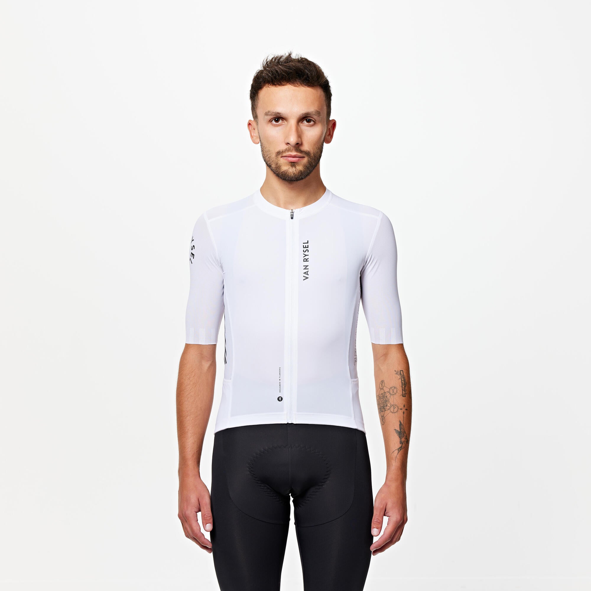 Van Rysel Unisex RCR 2 Short Sleeve Cycling Jersey - Breathable & Quick-Dry for Road Biking & Training - Perfect for Men & Women Cyclists