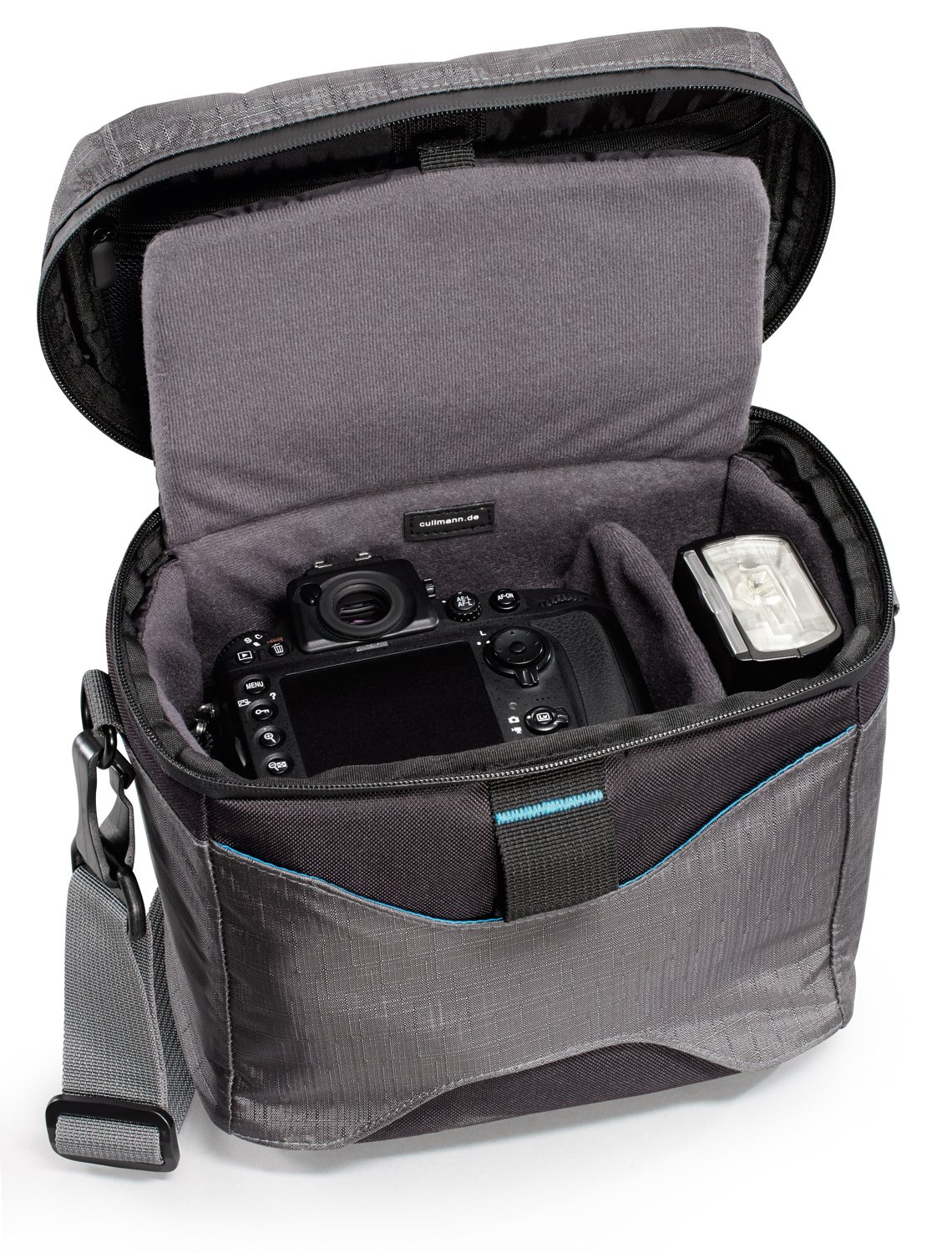 99540 X-CU Outdoor Maxima 200 DSLR Camera Bag - Waterproof Medium Size DSLR Case for Canon Nikon Sony (Grey/Black) - Perfect for Hiking, Travel & Photography Adventures
