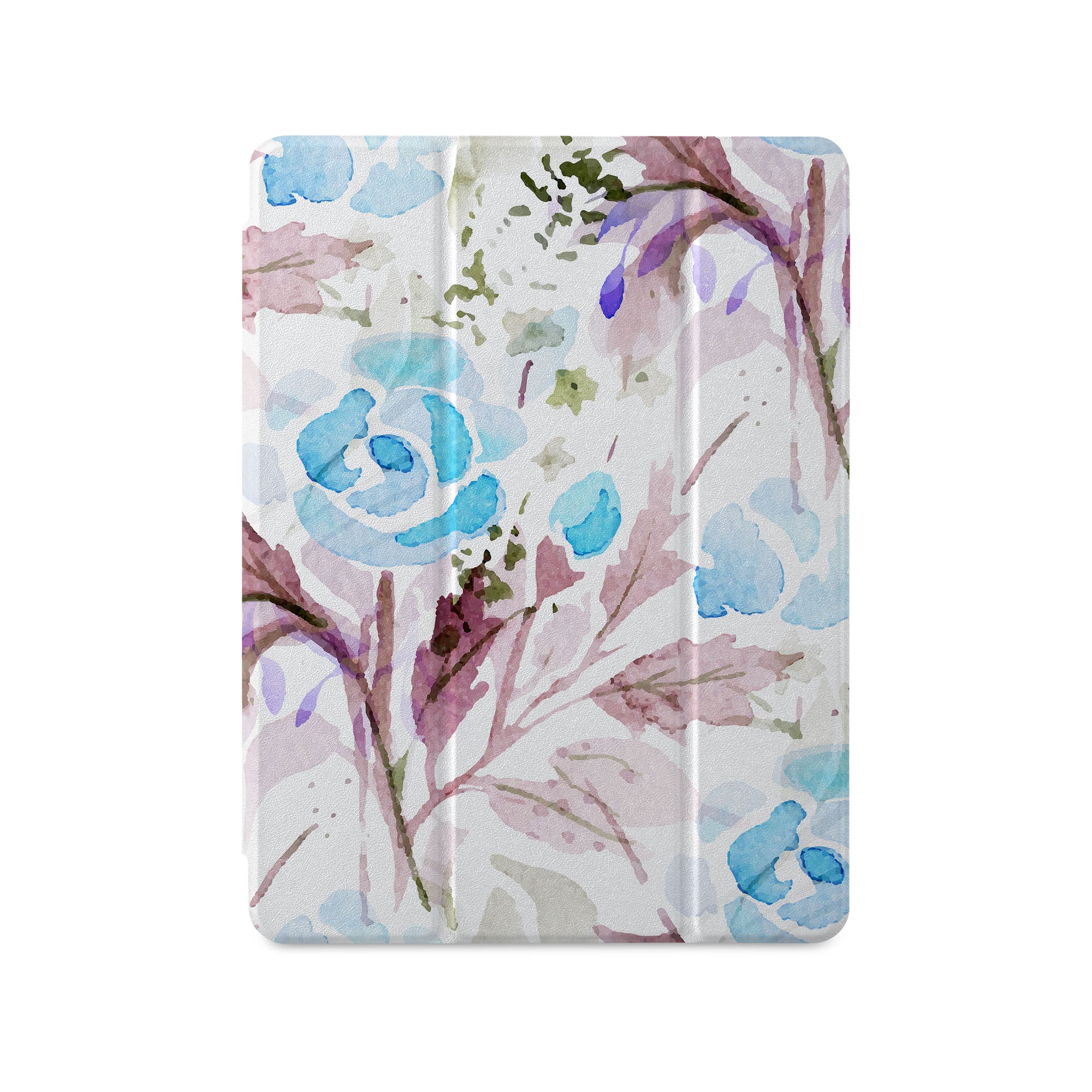 iPad 360 Elite Case - Premium Protective Cover with Watercolor Flower Design for iPad Pro/Air/Mini - Perfect for Work, Travel & Everyday Use