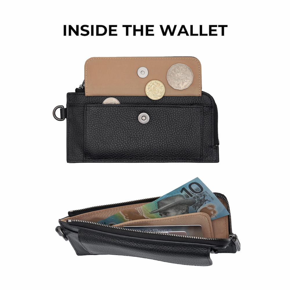 Slim Leather Wallet for Men & Women - RFID Blocking, Minimalist Design, Neon Pink - Perfect for Everyday Use, Travel & Gifting