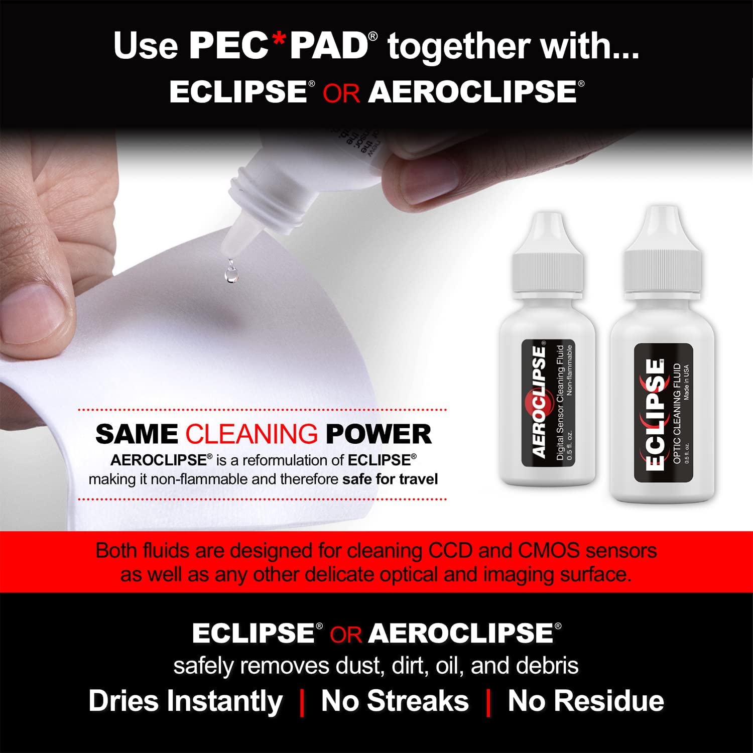 PEC*PAD Non-Abrasive Cleaning Wipes 4x4 Inch - Gentle Lint-Free Wipes for Electronics, Glasses, and Camera Lenses - Perfect for Home, Office, and Professional Use