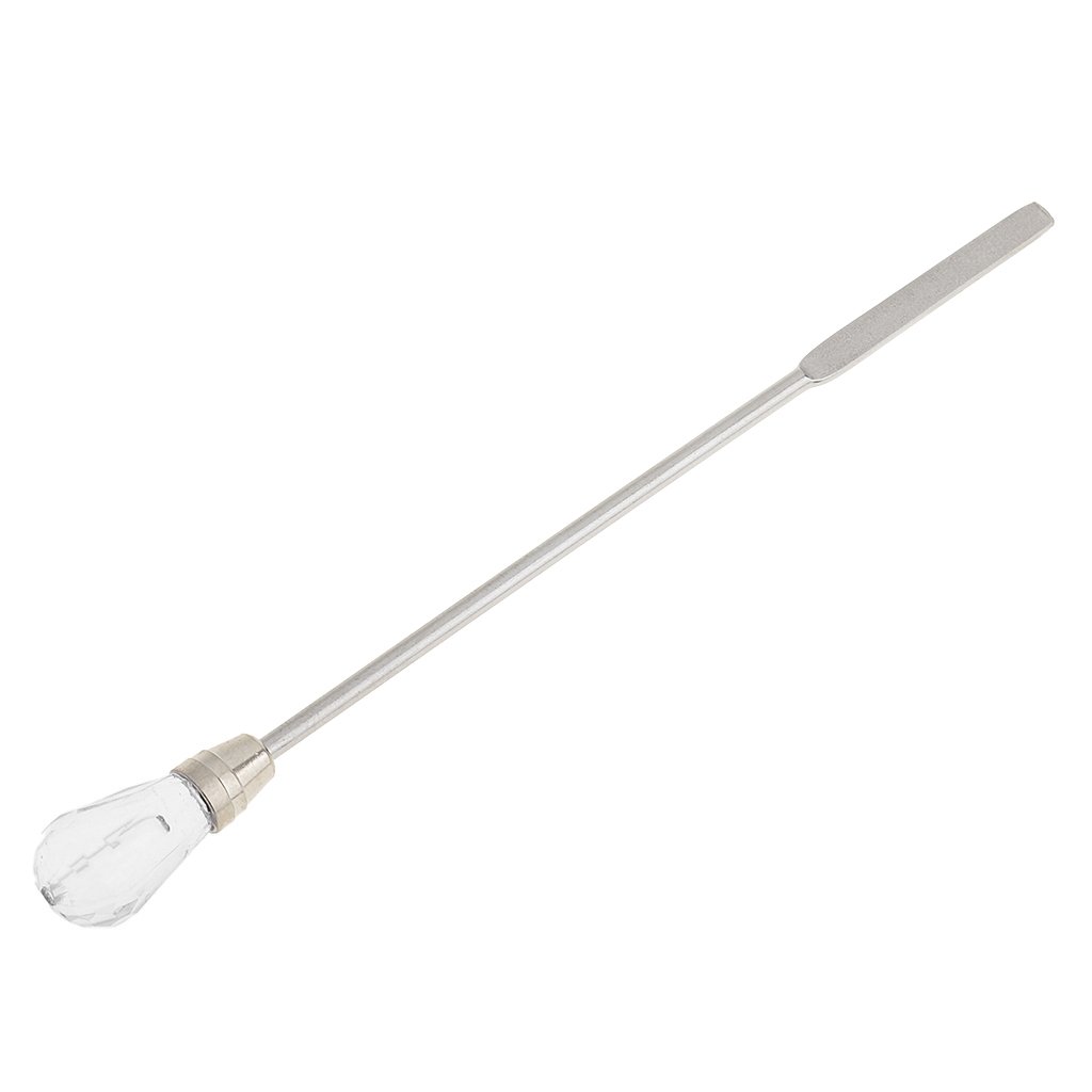 VMS INDIA Permanent Makeup Eyebrow Tattoo Pigment Mixing Stick - Stainless Steel Spatula for Microblading & Cosmetic Tattoo - Professional Makeup Tool for Artists & Salons