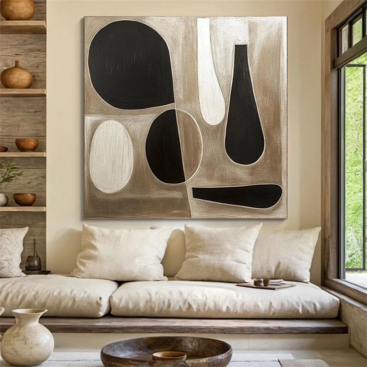Abstract Tranquility Wall Art Print #WS229 - Modern Home Decor for Living Room, Bedroom & Office