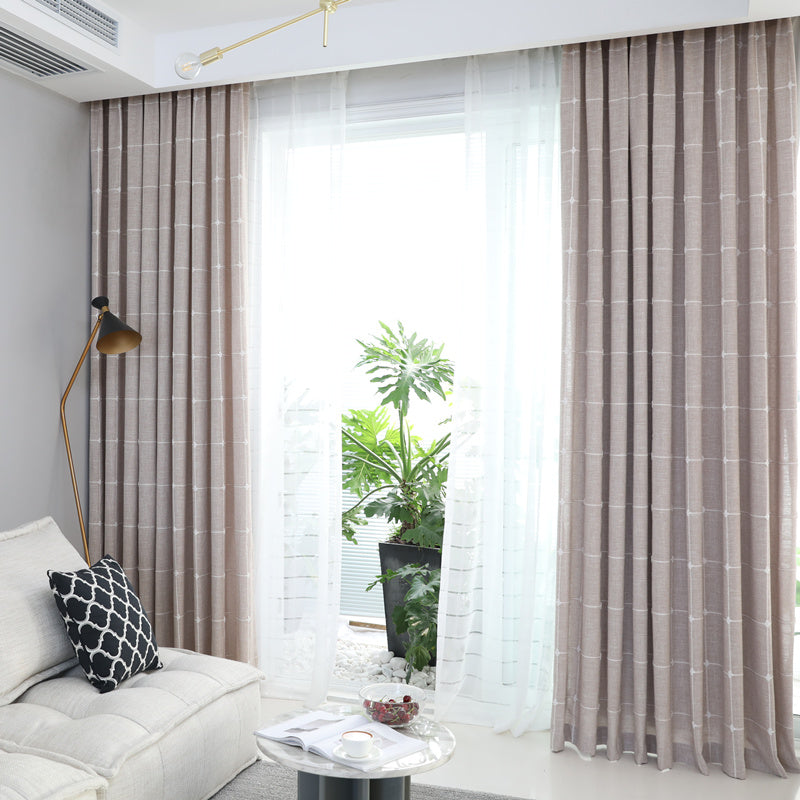 Analiah Grey Soundproof Blackout Custom Curtains - Noise Reducing Thermal Insulated Window Drapes for Bedroom, Home Theater & Nursery