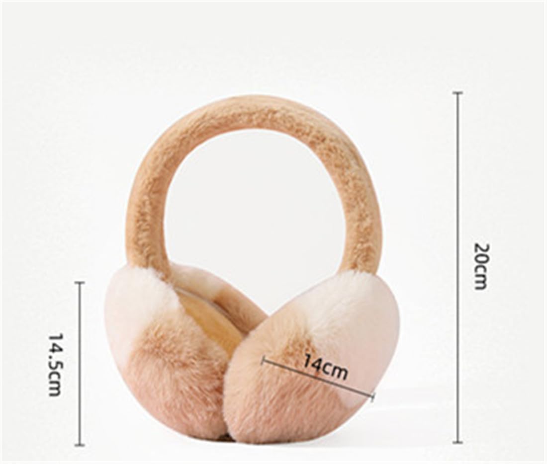 Women's Winter Ear Muffs - Soft Plush Fleece Ear Warmers for Girls & Adults, Cozy Headband for Outdoor Activities, Running, Skiing & Cold Weather Protection
