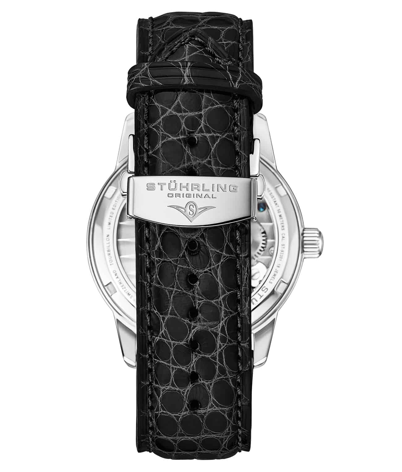 Barringer 972 Hand-Wound 40mm Tourbillon Watch - Luxury Mechanical Timepiece for Men, Perfect for Formal Events & Business Occasions