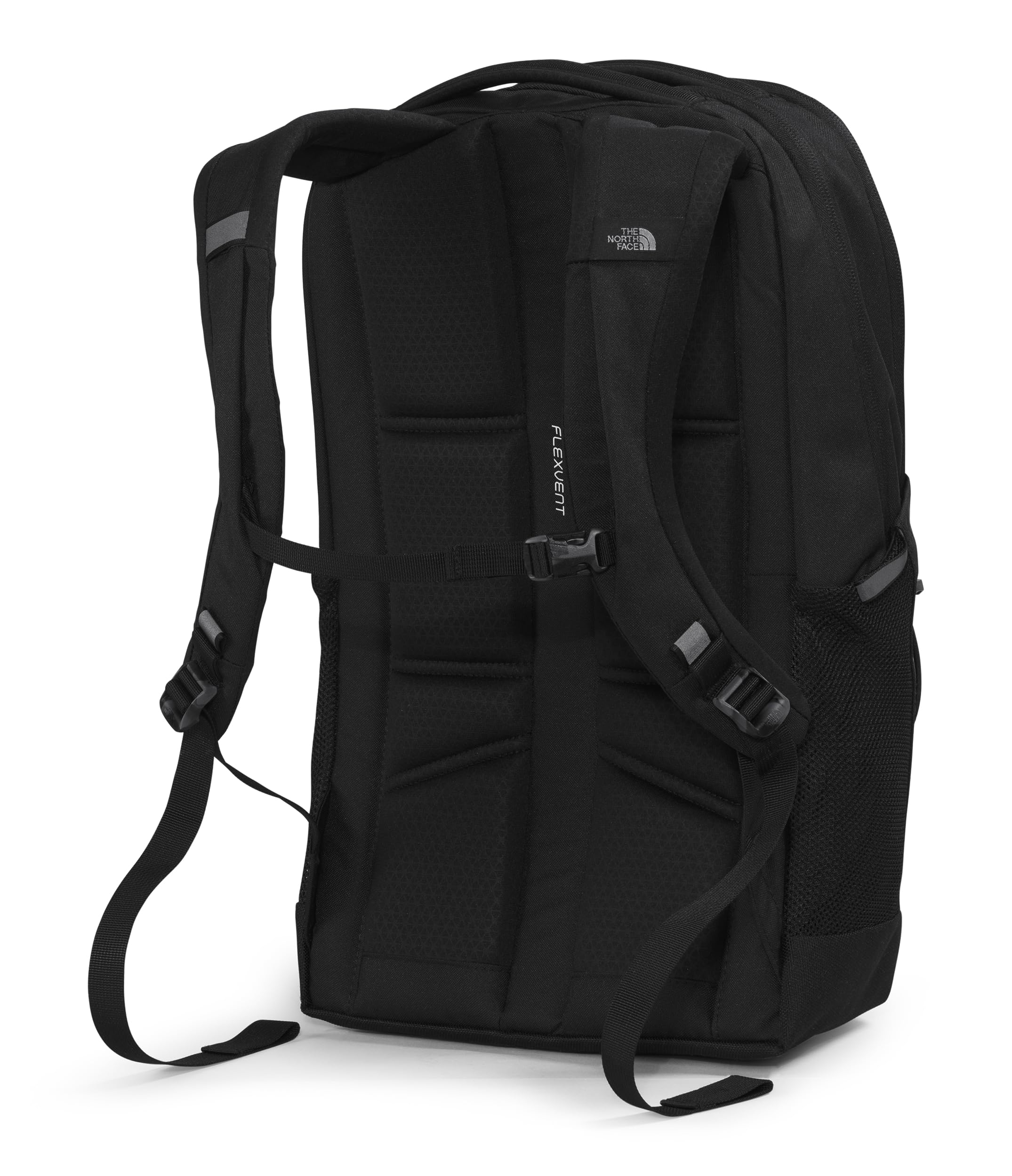 THE NORTH FACE Women's Everyday Jester Laptop Backpack - TNF Black/Burnt Coral Metallic - Lightweight & Durable School, Work & Travel Backpack for Women - Perfect for College, Office & Commuting