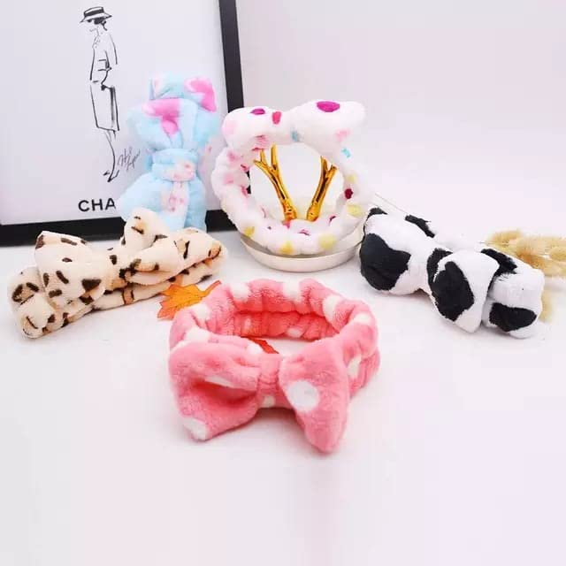 Soft & Absorbent Facial Spa Headband for Women & Girls - Perfect for Makeup Removal, Skincare & Relaxation at Home