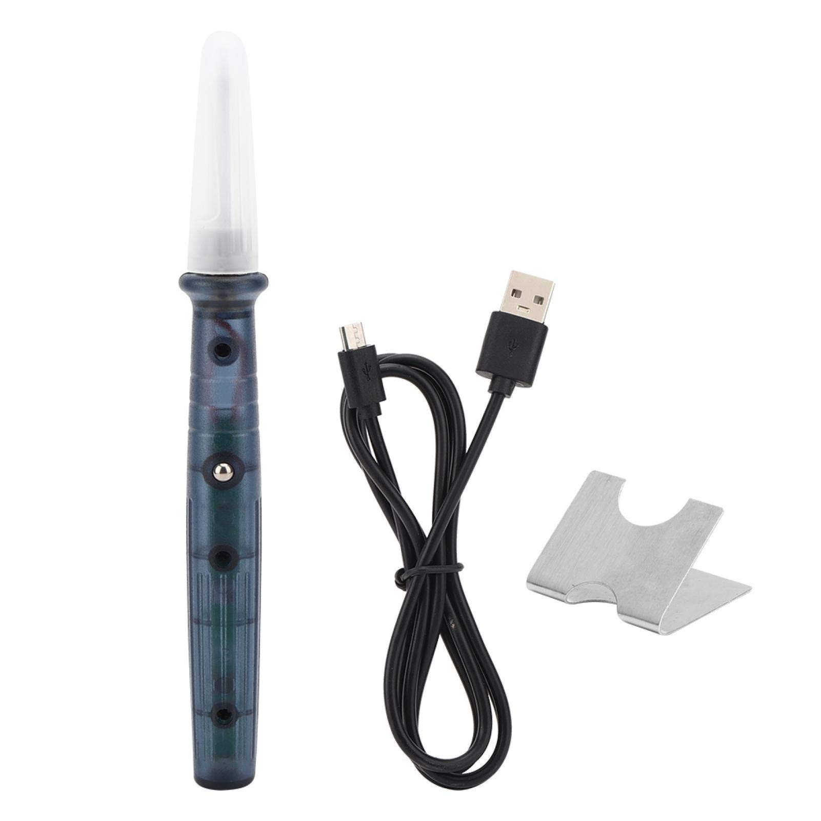 8W USB Electric Soldering Iron Kit - 450-480°C Adjustable Temperature for Circuit Board Repair, DIY Electronics & Appliance Maintenance (Perfect for Hobbyists, Technicians & Home Repairs)