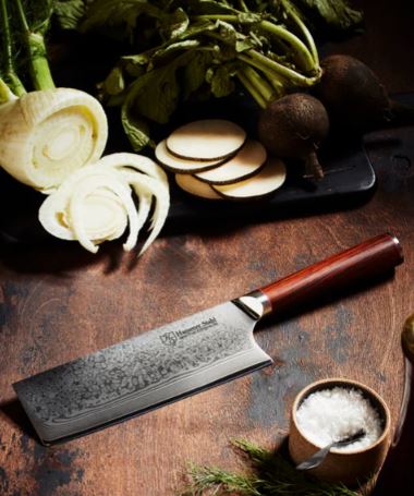 Premium HST Damascus Knife - High-Quality Handcrafted Blade for Outdoor, Camping, Hunting & Survival - Perfect for Chefs, Collectors & Adventure Enthusiasts