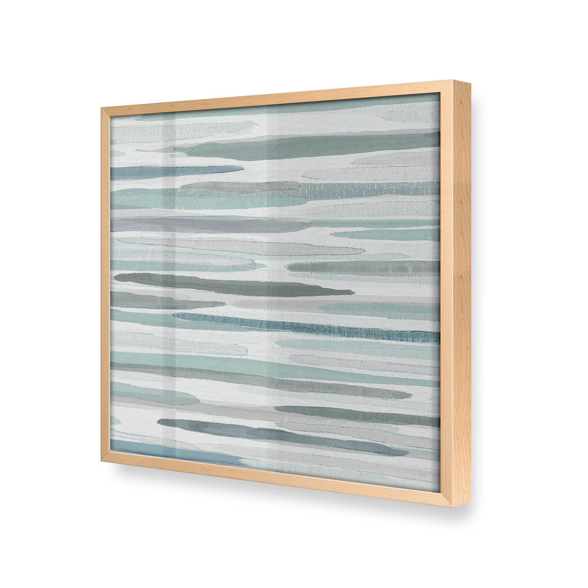 Cresting Calm v2 Print - Ocean Wave Wall Art for Home & Office Decor - Perfect for Living Room, Bedroom, or Meditation Space