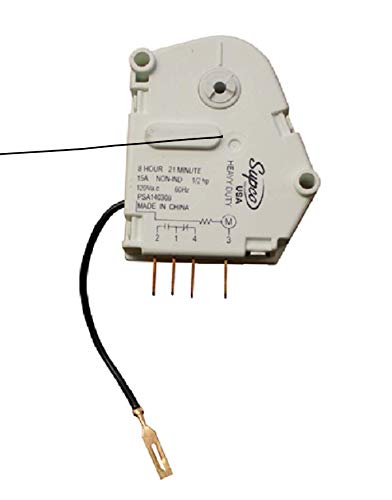 Edgewater Parts 482493 Defrost Timer Replacement for Whirlpool Refrigerator - Compatible with Multiple Models - Keep Your Fridge Running Efficiently for Fresh Food Storage