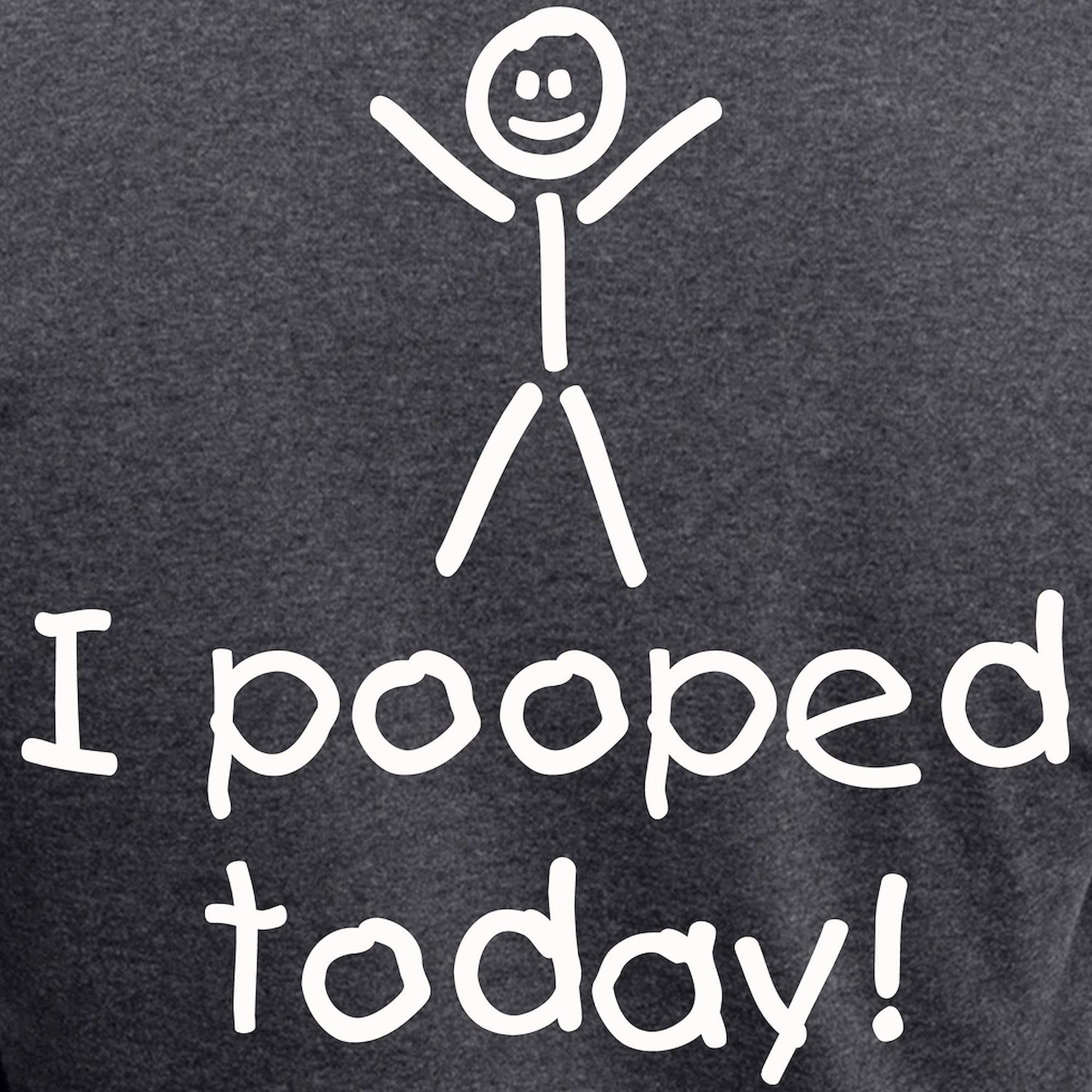Funny Women's Charcoal Pajama Set - 'I Pooped Today' Novelty Sleepwear | Comfortable Lounge Pajamas for Women | Perfect for Sleepovers, Girls Night & Relaxing at Home