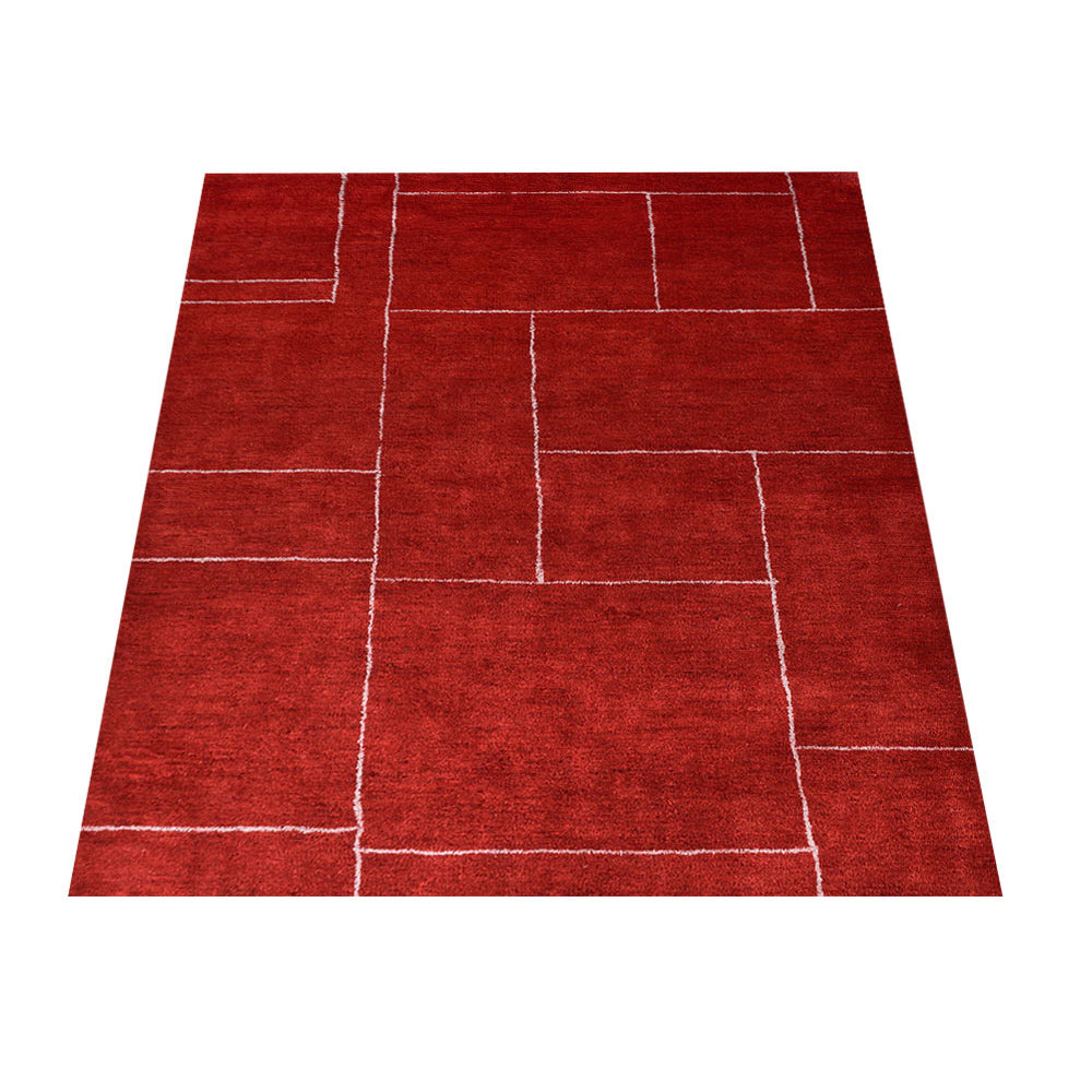 Hand-Knotted Diamond Rug - Premium Handmade Persian Rug for Living Room, Bedroom & Dining Area - Luxurious Home Decor & Floor Covering