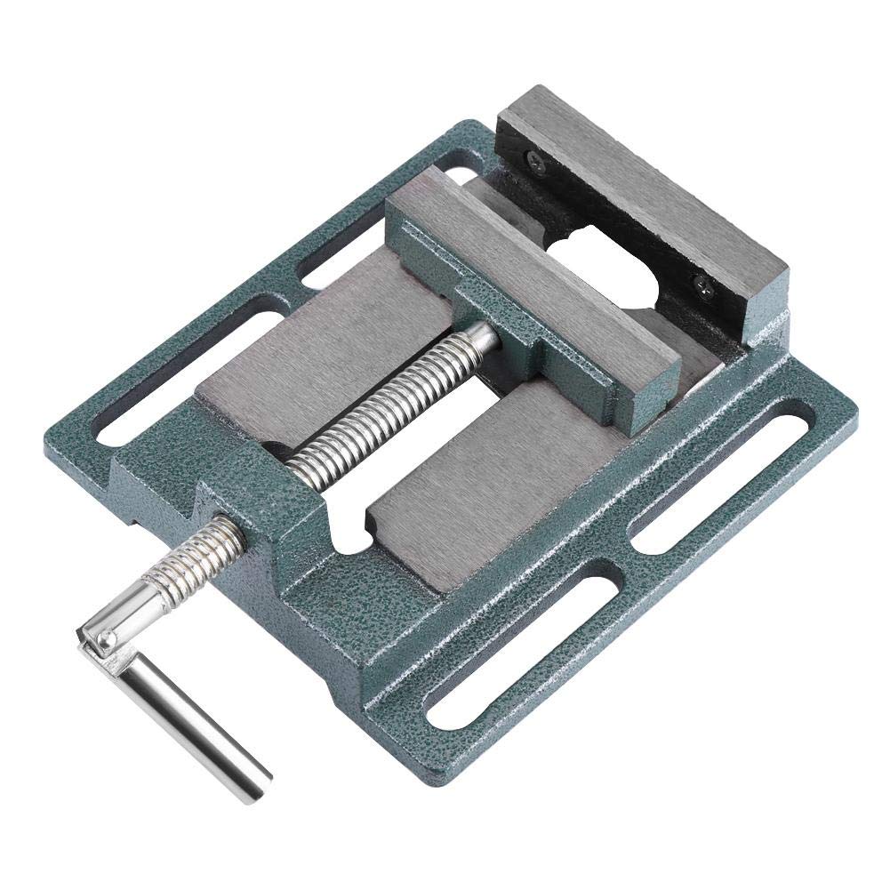 Heavy Duty 6 Inch Industrial Drill Press Vice - 45# Steel Jaw Opening Cast Iron Bench Clamp Vise for Milling, Drilling, Woodworking & Machinery Maintenance | Perfect for Metalworking, Carpentry Shops & DIY Projects
