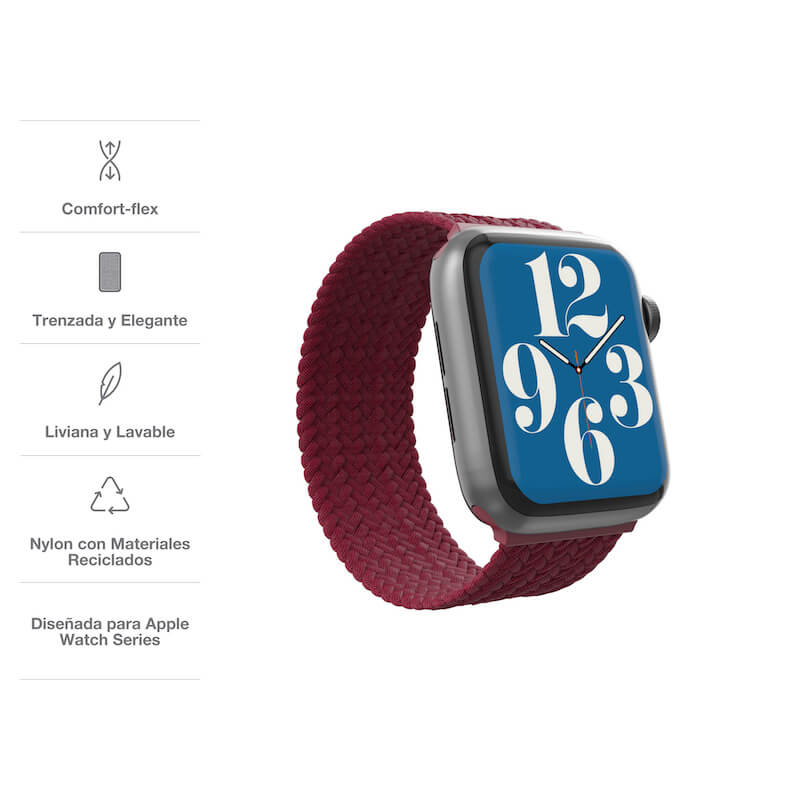 BANDAGEAR 4 Apple Watch 40mm/38mm Leather Strap - Premium Replacement Band for Apple Watch Series 4/3/2/1 - Burgundy Brown - Perfect for Workouts, Office & Casual Wear