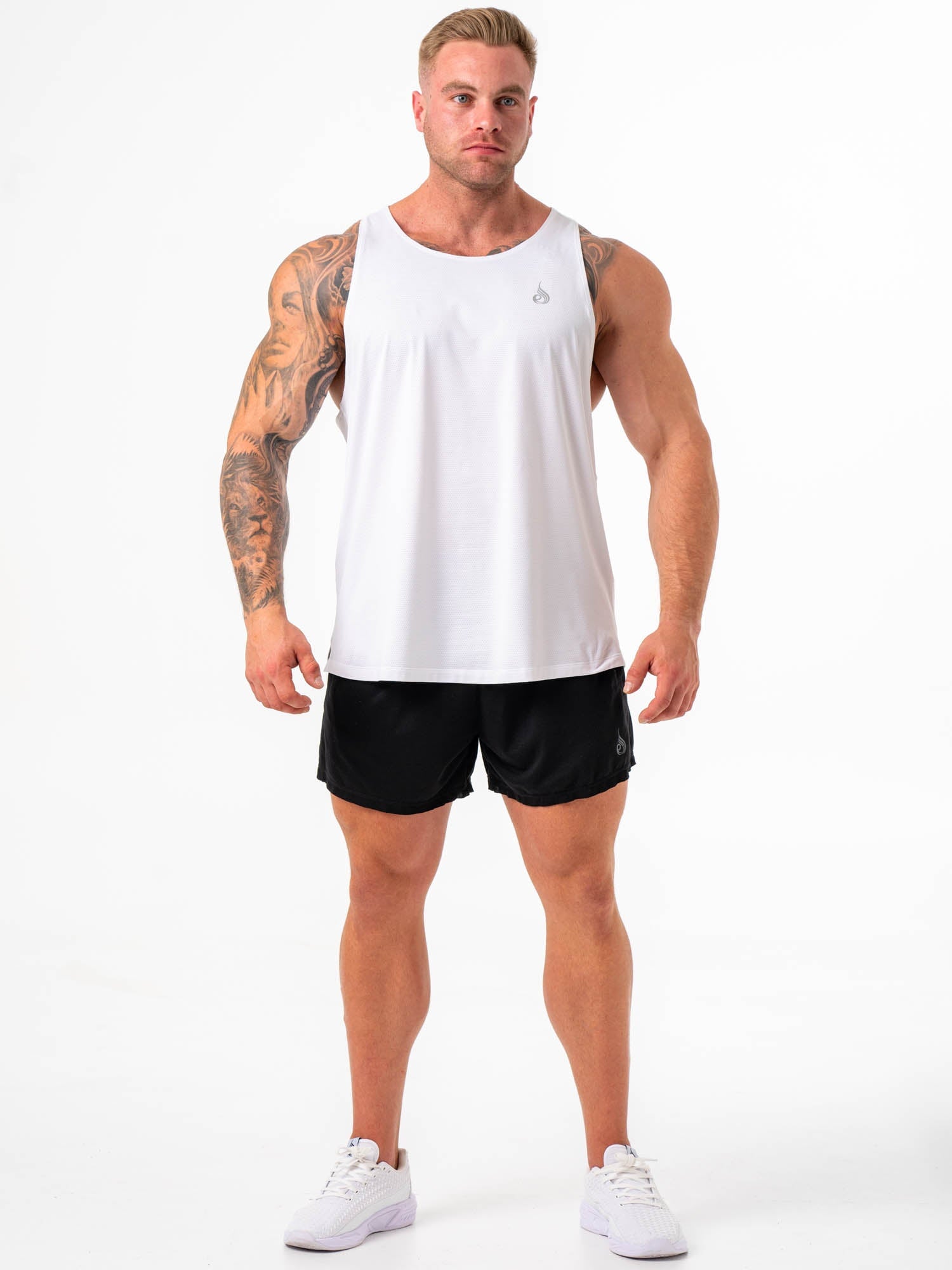 Men's Iron Arnie Workout Shorts - Black - Gym, Running & Training Shorts for Fitness & Active Lifestyle