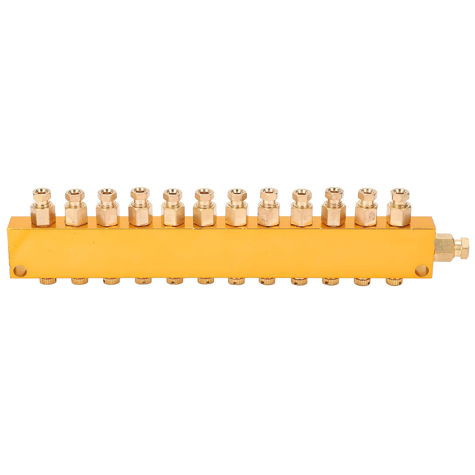 Adjustable Oil Distributor for Lubrication System - 12 Outlet Lube Oil Piston Distributor | Perfect for Industrial Machinery & Automotive Maintenance