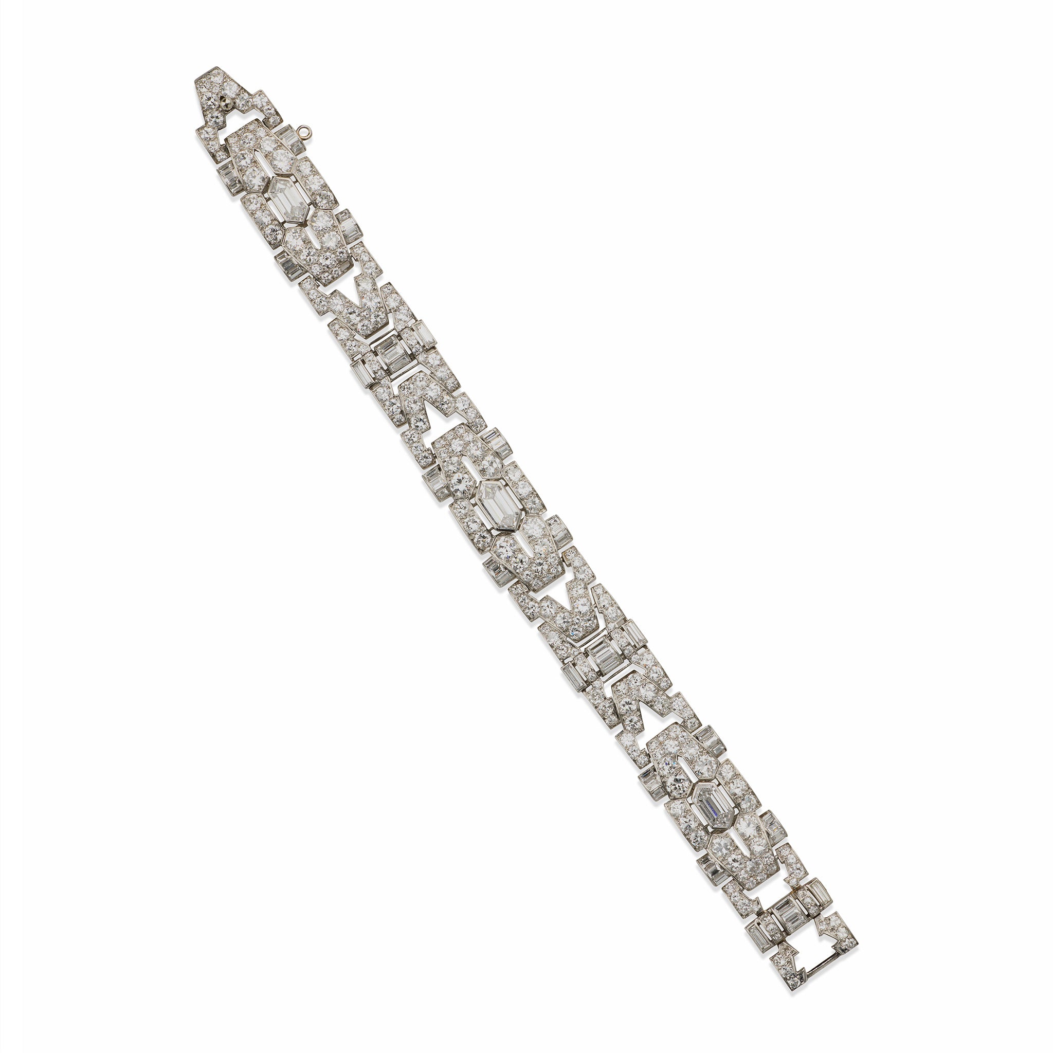 Vintage 1930s Art Deco Diamond Bracelet - Antique Jewelry for Women - Perfect for Weddings, Parties & Special Occasions