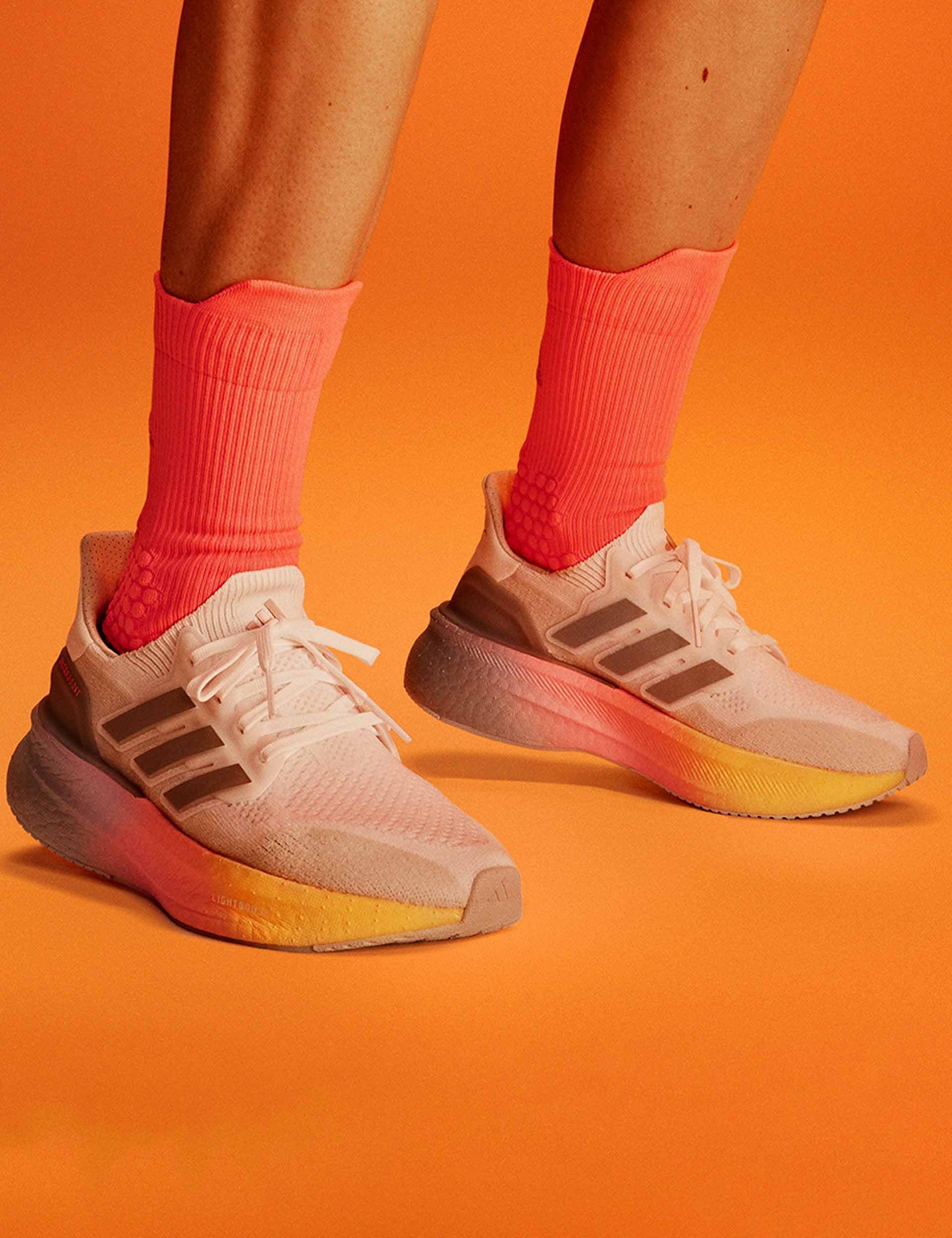 Adidas Ultraboost 5 Running Shoes - Cloud White/Glory Grey/Lucid Pink - Lightweight Comfort for Jogging, Gym & Daily Wear
