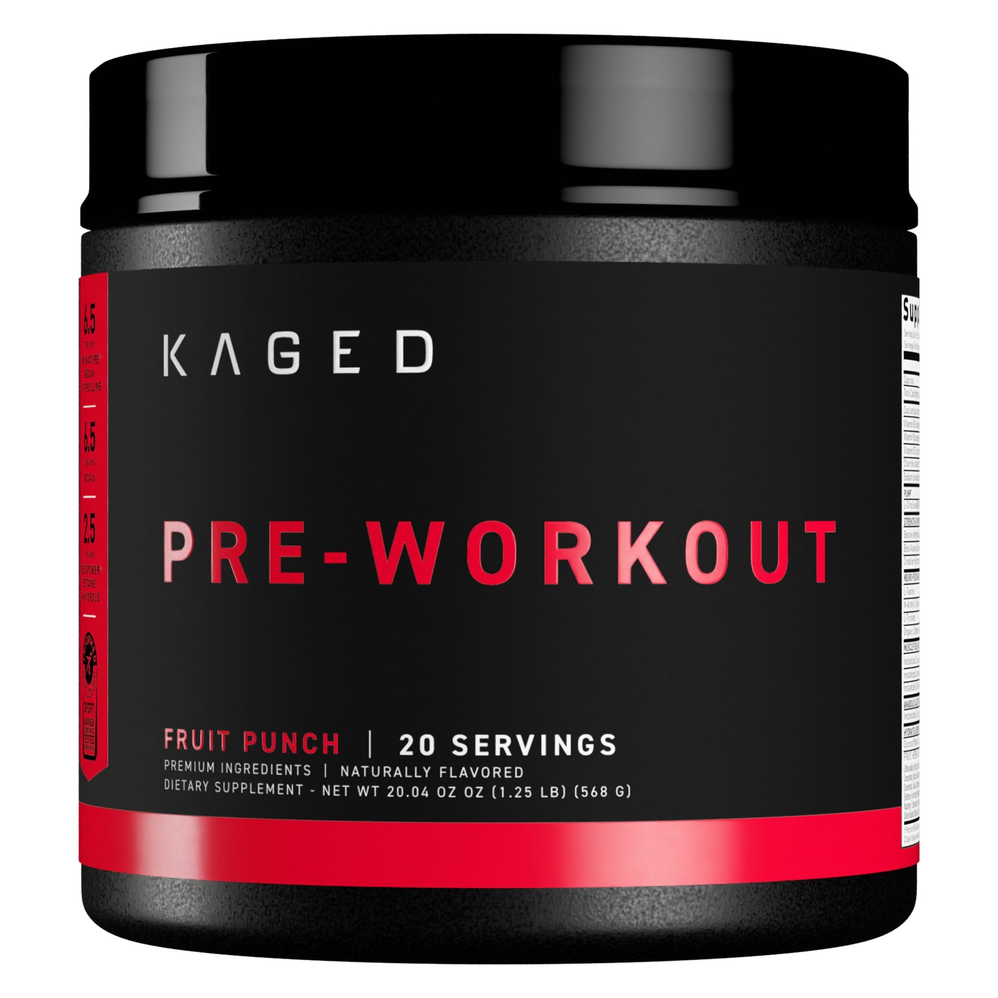 Kaged Pre Workout Supplement - Boost Energy, Focus & Performance for Gym & Fitness Training | Best for Athletes & Bodybuilders