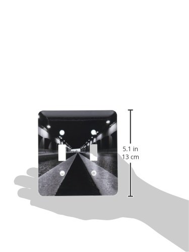 3D Rose Road Bridges Tunnel Toggle Switch - White & Black - Perfect for DIY Electronics, Home Automation, and Industrial Control Panels