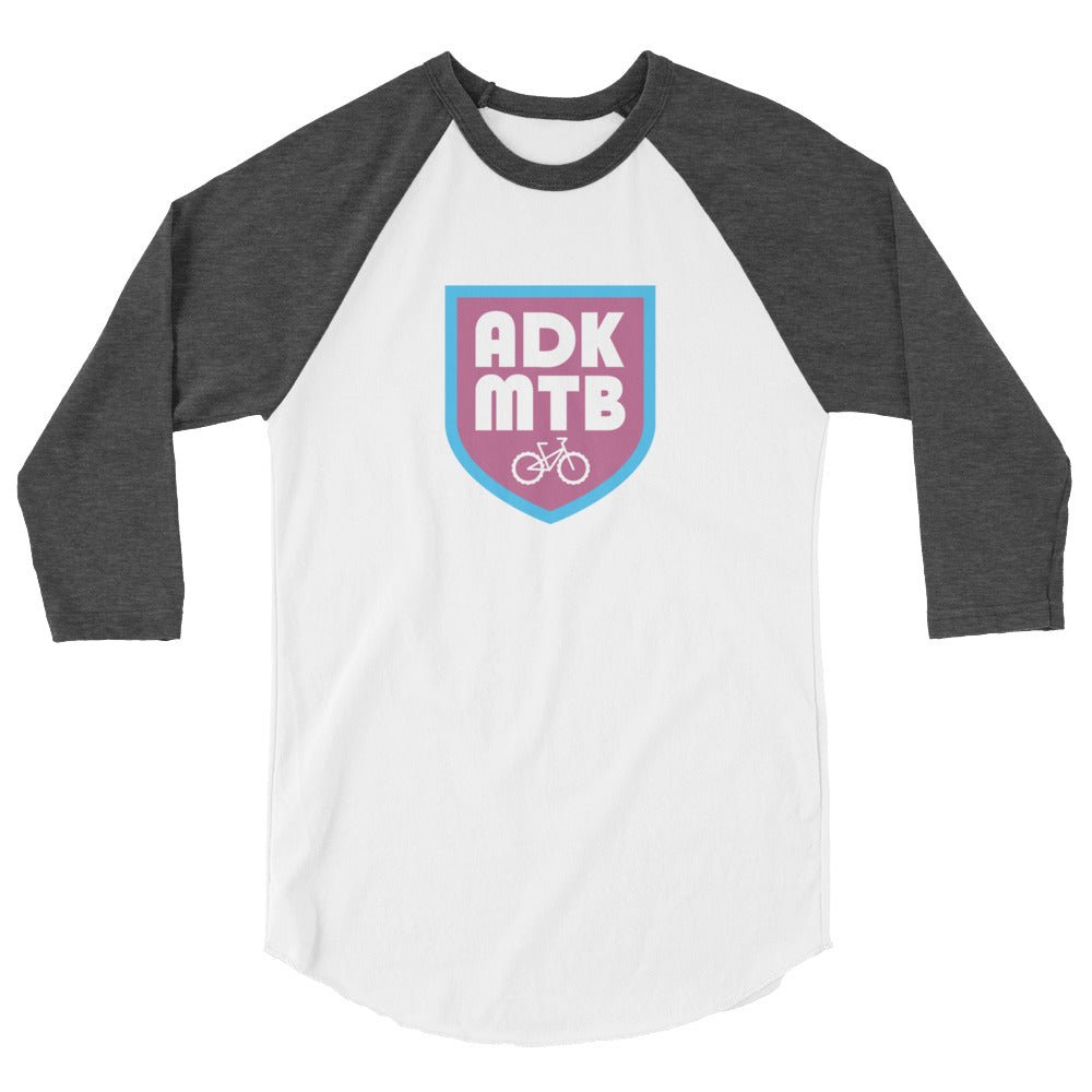 Adirondack MTB Freeride Raglan 3/4 Sleeve Cycling T-Shirt for Mountain Biking - Breathable & Comfortable Riding Shirt for Trail Adventures
